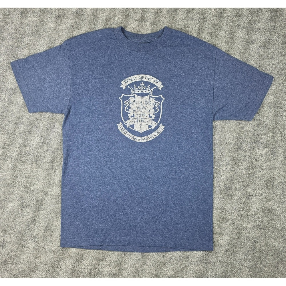 Vintage 2005 Deuce Bigalow European Gigolo Movie Promo T-shirt Size Medium Blue
